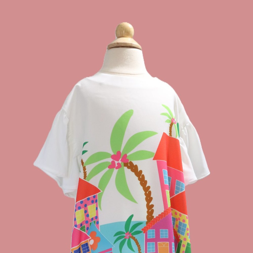 Agatha Ruiz De La Prada white multi dress NWT